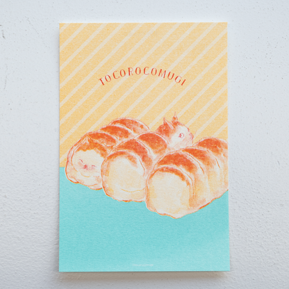 トコロコムギ レトロ印刷 ポストカード