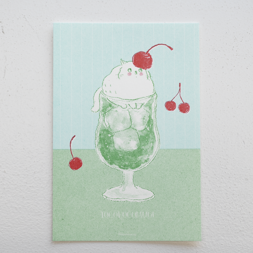 トコロコムギ レトロ印刷 ポストカード