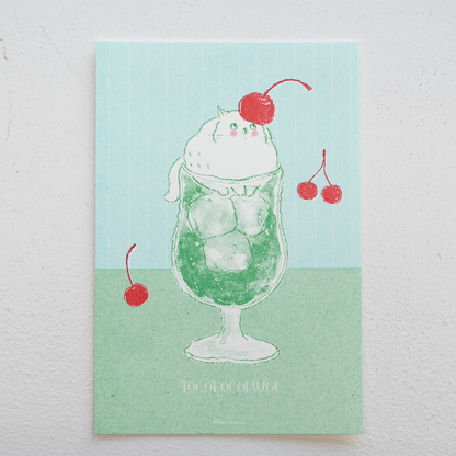 トコロコムギ レトロ印刷 ポストカード