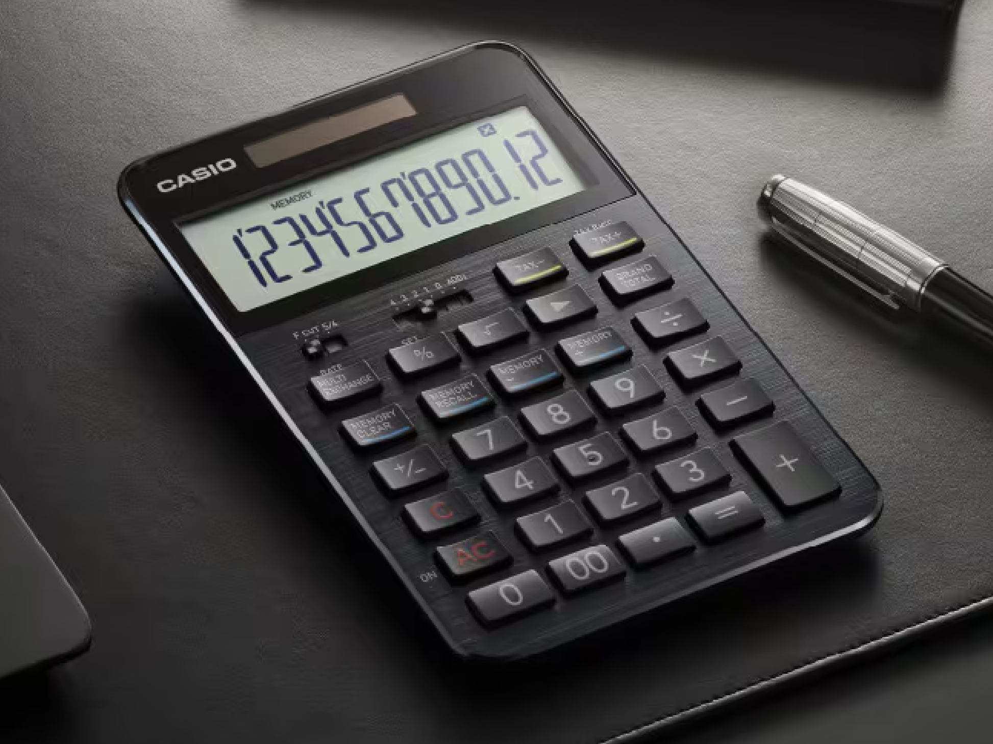 カシオ プレミアム電卓 S100X ブラック – 文化堂 │ Pentonote カシオ プレミアム電卓 S100X ブラック – 文化堂 │ Pentonote
