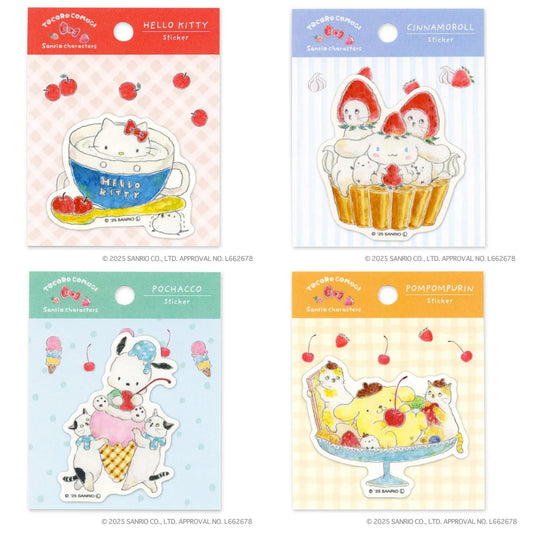 サンリオ ステッカー スイーツシリーズ