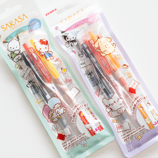 【限定】 サラサクリップ 0.5 サンリオキャラクターズ 3色セット