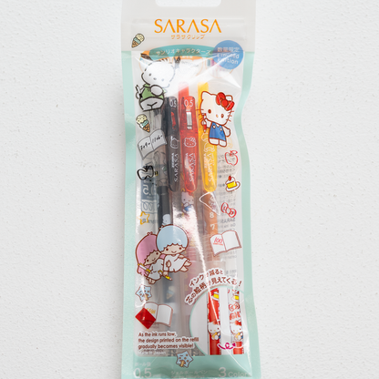【限定】 サラサクリップ 0.5 サンリオキャラクターズ 3色セット