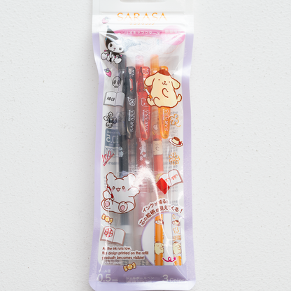 【限定】 サラサクリップ 0.5 サンリオキャラクターズ 3色セット
