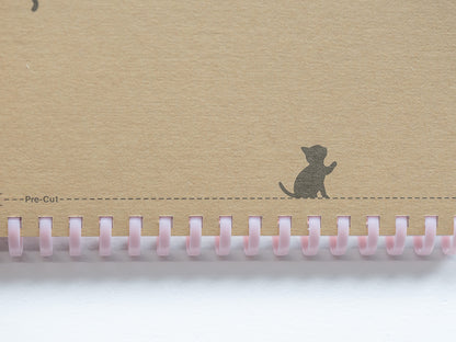 KOKUYO 10th記念ソフトリングノート 〈ぷにぷに子ねこ〉　A6 方眼