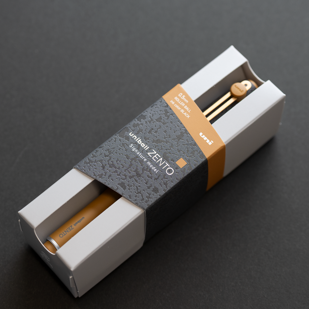 【限定】ユニボール ZENTO Signature ストーンブラス 0.5mm