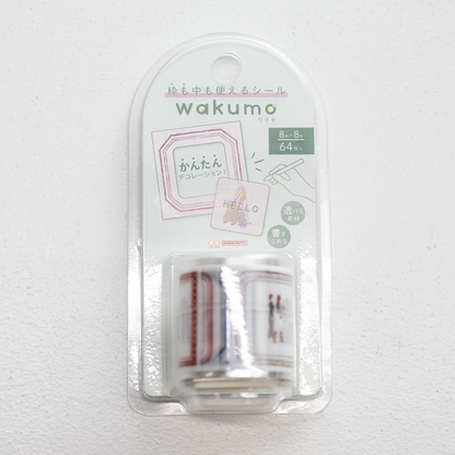 2枚に分けて使える ロールシール wakumo