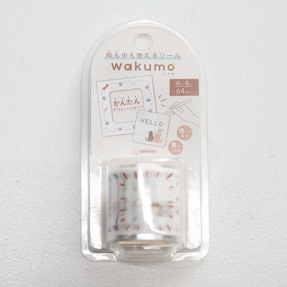 2枚に分けて使える ロールシール wakumo