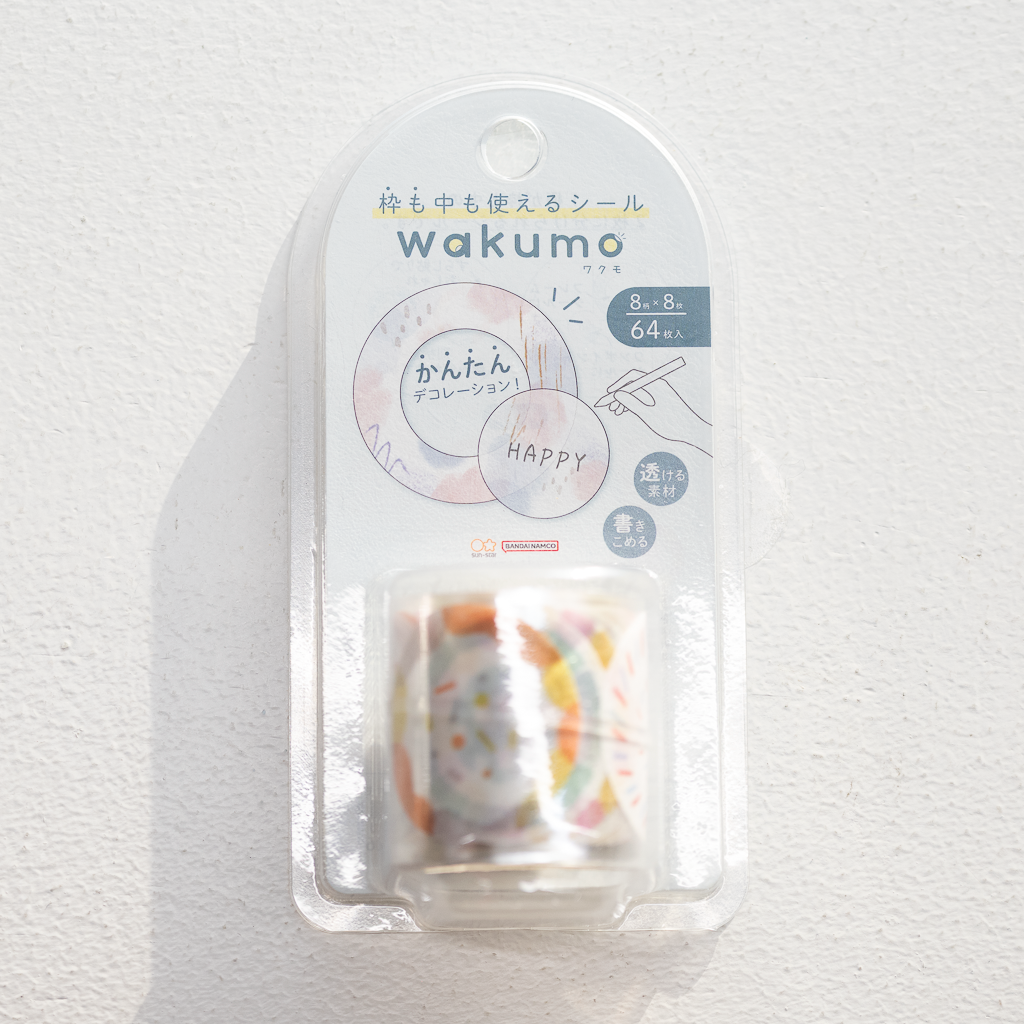2枚に分けて使える ロールシール wakumo