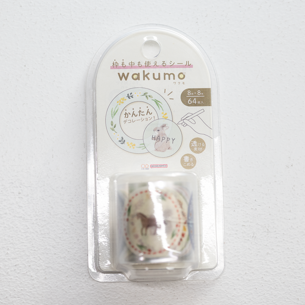 2枚に分けて使える ロールシール wakumo