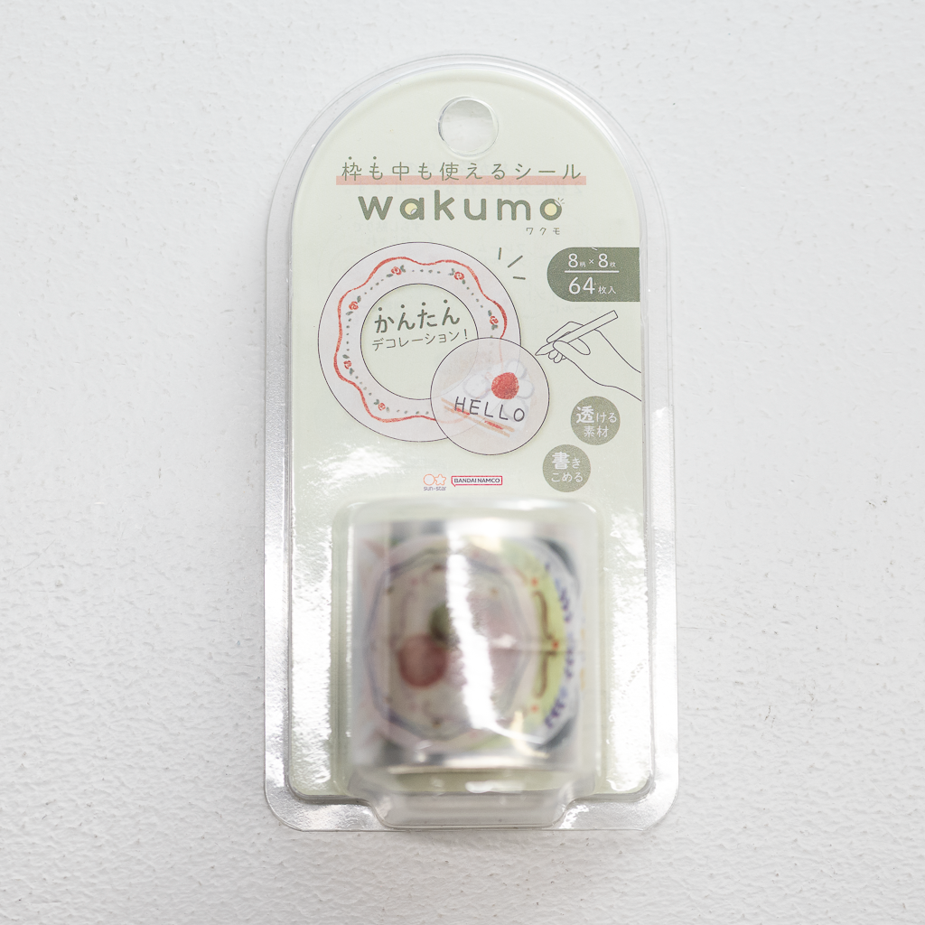 2枚に分けて使える ロールシール wakumo