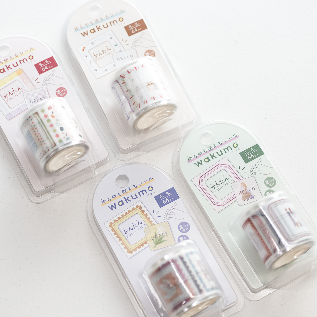2枚に分けて使える ロールシール wakumo – 文化堂 │ Pentonote