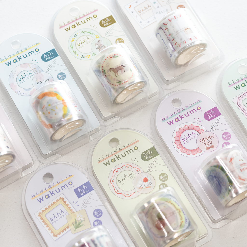 2枚に分けて使える ロールシール wakumo
