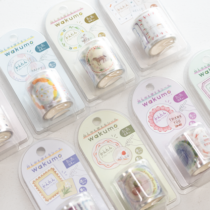 2枚に分けて使える ロールシール wakumo