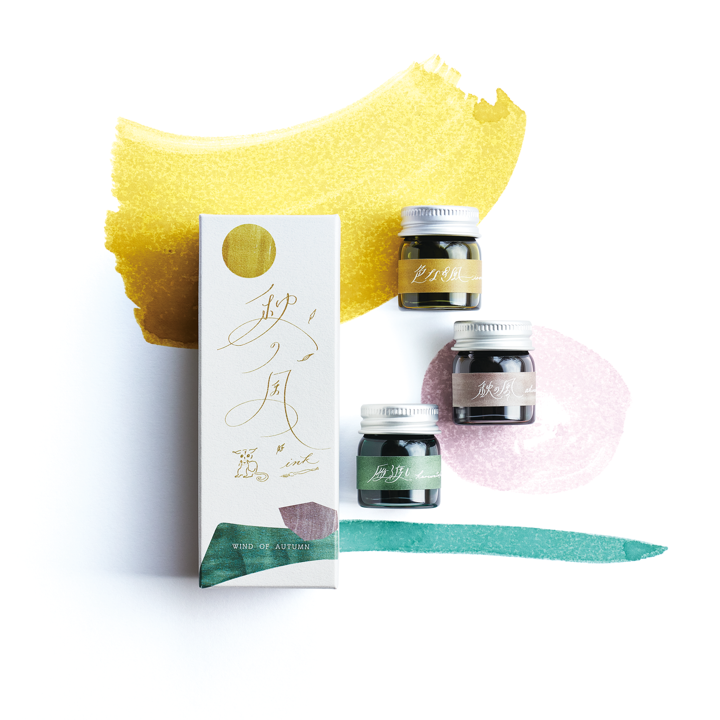 comoji×風のインク 3色セット marvy
