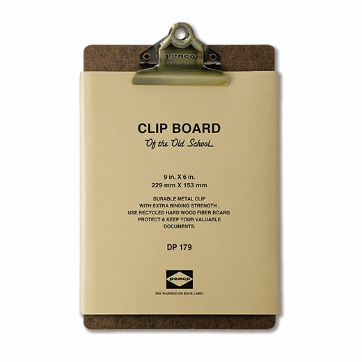 Penco Clipboard Bronze ペンコ クリップボードO/S ブロンズ A5
