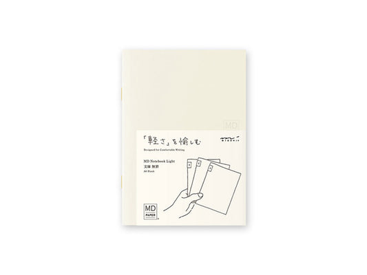 ミドリ MDノートブックライト 無罫 A6 文庫